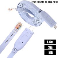 Type C TO RJ45 8P8C Console Configuration Cable, Type C to RJ45 Serial Port Router Debugging Cable 