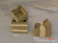 straw baskets