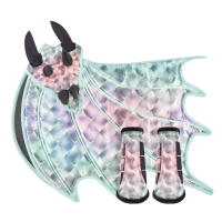 Saddle Pad Multi-Color Dragon Wings
