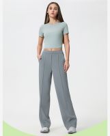 Women's Air-Layer Lounge Pants - Flowy Straight-Leg Wide Trousers with Slimming Drape & Naked Sensation Comfort