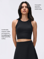 Fixed Cup Yoga Bra - Cutout Back