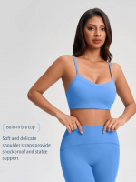 Brushed Cutout Sports Bra - Supportive Yoga