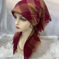 Winter, Spring And Autumn Plaid Turban