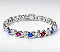 Stellar Glow 925 Sterling Silver Cubic
