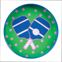 Serving art tray for pickleball tennis sports party feast holiday hotel restaurant
