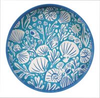 SEA LIFE 15 INCH ROUND TRAY SERVING ART FOOD BEVERAGE TRAY
