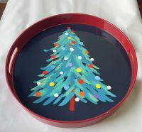 Restaurant Hotel Party Holiday Home Decorative Serving Art Tray 