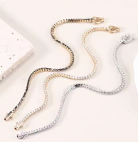 Iced Out Lab Diamond Tennis Bracelet