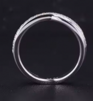 18k White Gold Laboratory Groun Diamond