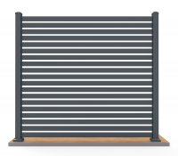 Aluminum Profile Fences Frame Extrusion Anodized
