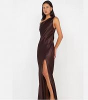 High-end women&#039;s Maxi dress elegant new round elasticity