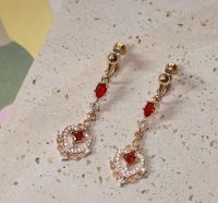 Pearl And Zircon Stud Earrings
