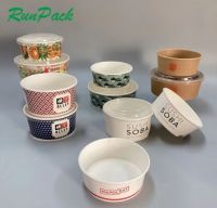 Custom Logo Disposable Kraft Single Wall