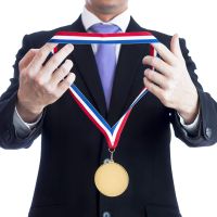 Anti Slip Texture Medal Lanyard For