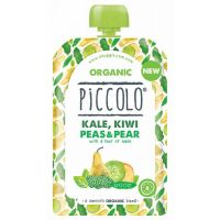 Selling Piccolo Organic Kale, Kiwi, Peas