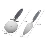 Pizza Cutters Wheel Server Shovel Set
