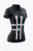 Ladies Collar-Glitch Custom Jersey Women