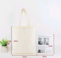 Handheld Canvas Bag, Customized Logo, Corporate