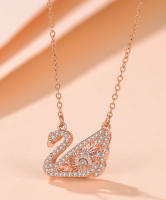 DLB Jewelry Gemstone Collection Swan Rose