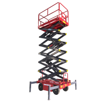 Custom 6-20m Large Load Capacity High Aerial Work Platforms Trailer Electric Scissor Lift Hydraulic Mobile Scissor Lift Platform