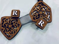 Wood Made Men Women Bow Ties