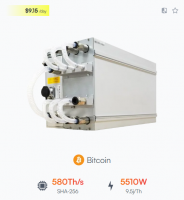 Bitmain Antminer S23 Hyd (580Th/s