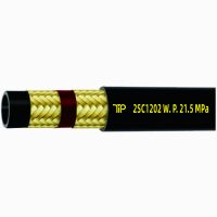 EN 857 2SC-12 Double Layer Steel Wire Braided Smooth Cover High Pressure Flexible Hydraulic Hose