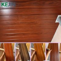 Waterproof PVC Wall Ceiling Panels For Interior Easy Installation Living Room Bedroom Dining Hospital Warehouse Suitable Plastic