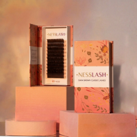 Mink Black Eyelash Extensions Soft Korean