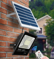 Solar-powered LED floodlights for home, cross-border outdoor and garden use, photovoltaic street lights, high-power LED spotlights, ultra-bright waterproof