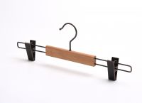 Vintage Wooden Pants Hanger With Clips