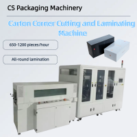 Fully Automatic Corner Cutting and Laminating Machine, Automatic Heat Shrink Packaging Machine, Cosmetic POF Film Sealing Machine