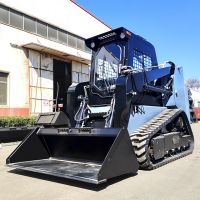 End Compact Mini Cabin Wheel Skid Steer Loader