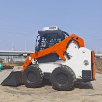  Mini Cabin Wheel Skid Steer Loader