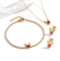 Luxurious Stainless Steel Four-Leaf Clover