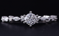 18K Gold Lab Grown Diamond Ring