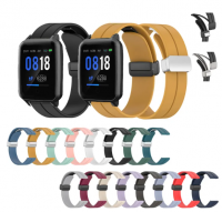20mm Magnetic Buckle Soft Silicone Strap