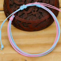 Taiwan China Waxed Thread Handwoven Bracelet