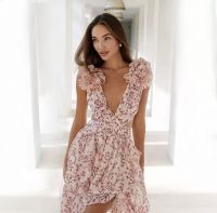 Women's Floral Chiffon Maxi