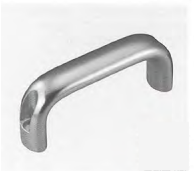 Oval Aluminum Alloy Bridge Handle , Through