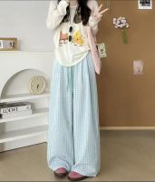 Dopamine Bright Color Plaid Pants For