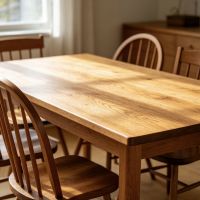  NovaSync Solid Oak Dining Table For