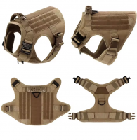 Tactical Dog Harness With Leash Set