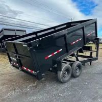  Fairly Used 2024 Used 7x16 2ft 14k 7 Ton Dump Trailer D14K7162G Core Gear and Motor Components for Farm Tractor