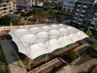 Permanent Tensile Roof For Outdoor Basketball