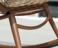 PE Wicker Rocking Chair With Thickened