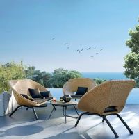 Hand Woven Rattan Outdoor Lounge Sofa