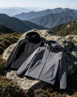 Unisex Windproof Softshell Hiking Jacket, Outdoor