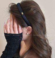 Luxury Solid Color Satin Headband Elegant