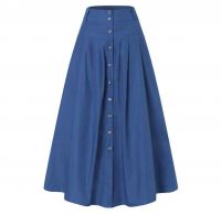 Women's Linen Straight Skirt